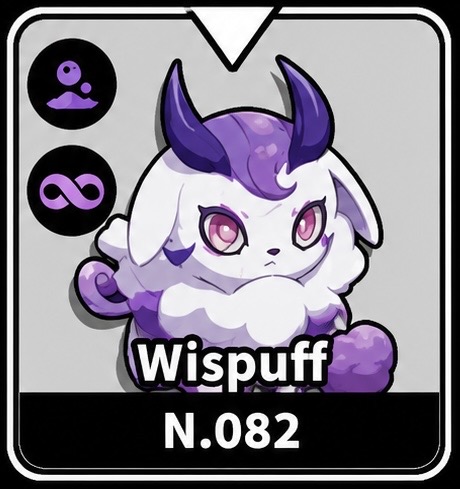 Wispuff Stats, Evolution & Location | Evomon